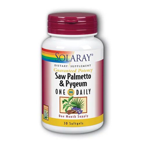 Solaray Saw Palmetto and Pygeum 30 Softgels
