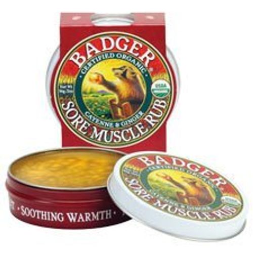 Badger - Certified USDA Organic Cayenne & Ginger Sore Muscle Rub (2 Oz)