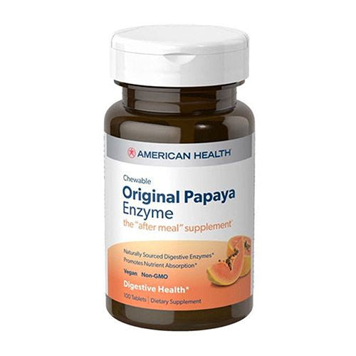 Original Papaya Enzyme by American Health 100 Tablets