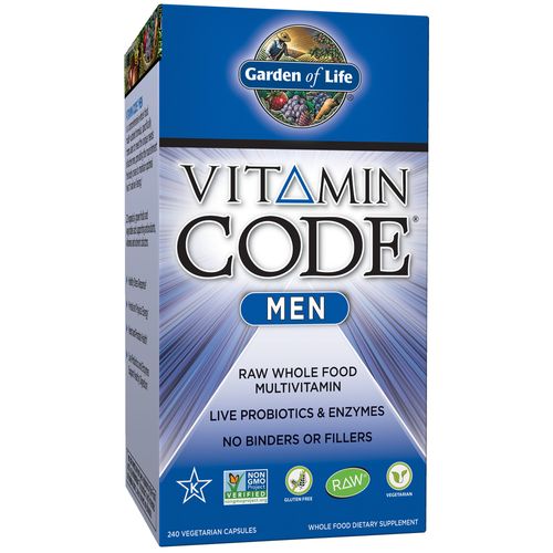 Garden of Life Vitamin Code Men s Multi 240 Capsules