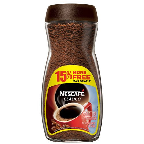 NESCAFE CLASICO Dark Roast Instant Coffee 8.1 oz. Jar