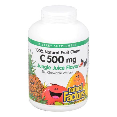 Natural Factors - Vitamin C Jungle Juice Chewable 500mg - 180 Tablet