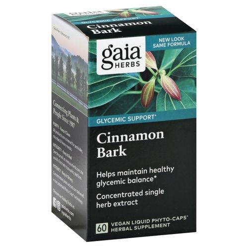 Gaia Herbs Cinnamon Bark - 60 Capsules