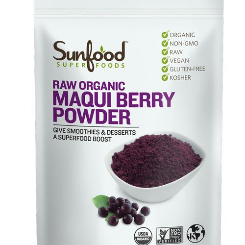 Sunfood Superfoods Organic Maqui Berry Powder, 4.0 Oz