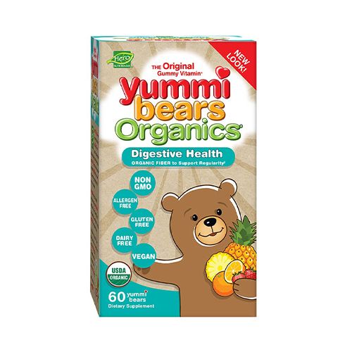 (Price/each)Yummi Bears Organics - Fiber and Digestive Support - 60 Count