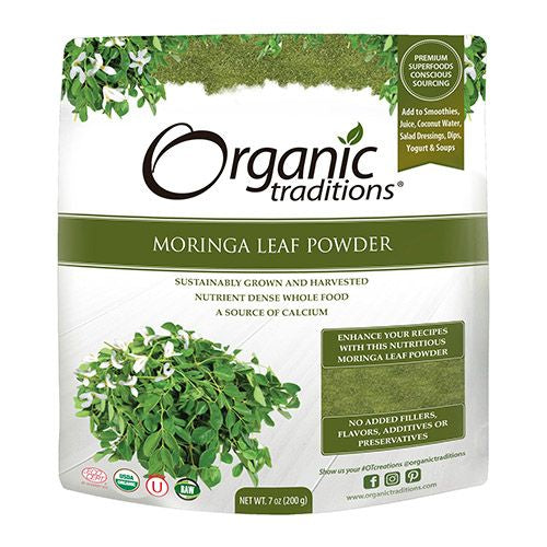 Organic Traditions, Moringa Leaf Powder 7oz