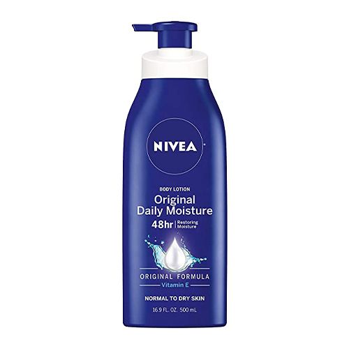 NIVEA Original Moisture Body Lotion with Vitamin E  16.9 Fl Oz Pump Bottle