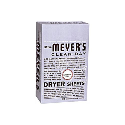 Mrs. Meyer s Clean Day - Dryer Sheets - Lavender - 80 Sheets