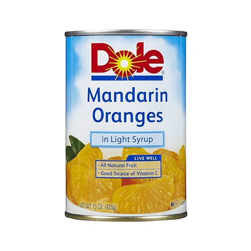 MANDARIN ORANGES IN LIGHT SYRUP