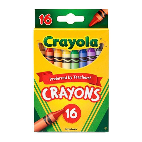 Crayola Classic Crayons  16 Ct  Back to School Supplies for Kids  Art Supplies