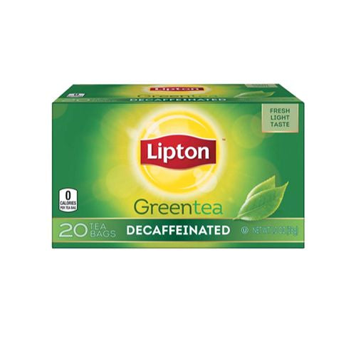 LIPTON, DECAFFEINATED GREEN TEA