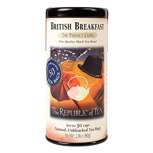 The Republic of Tea, British Breakfast Black, Tea Bags, 50 ct