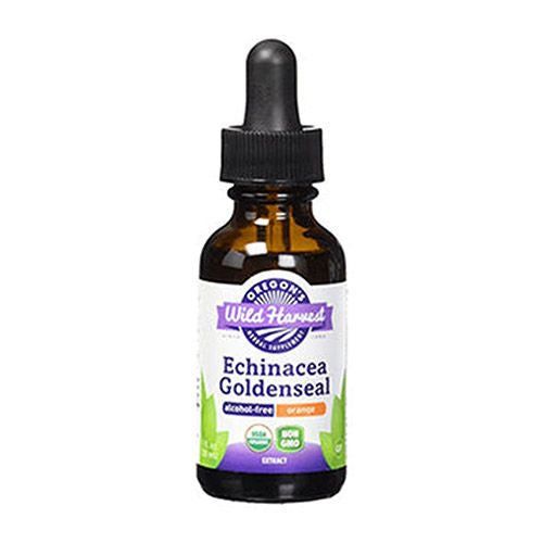 Oregon's Wild Harvest Organic Echinacea Goldenseal-Orange Extract, 1 Fluid Ounce (B000Q3X0JO)
