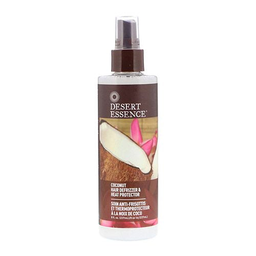 Desert Essence Coconut Hair Defrizzer & Heat Protector  8.5 fl oz (237 ml)