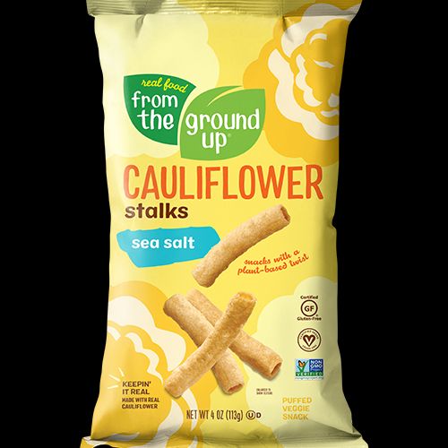 Real Food From The Ground Up Cauliflower Sea Salt Chips, 3.5 oz bag