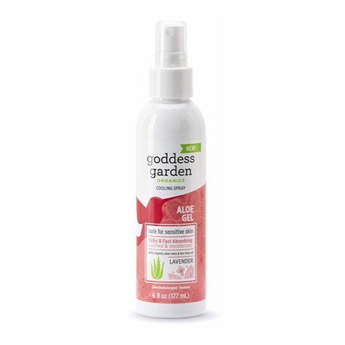 Goddess Garden - Aloe Gel Cooling Spray for Sensitive Skin Lavender - 6 oz.
