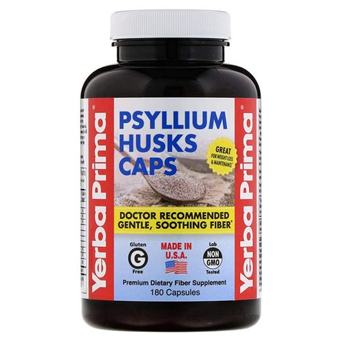 Yerba Prima Psyllium Husks Caps 180 Caps