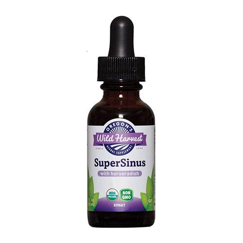 SuperSinus with Horseradish, Organic Extract - 1 fl. oz (30 ml) by Oregon's Wild