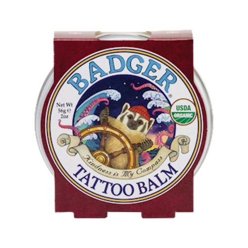 Badger Tattoo Balm w/ Coconut and Tamanu Oil 2 oz Tin