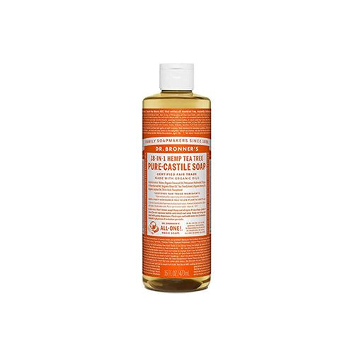 Dr. bronner s organic pure castile liquid soap tea tree 8 fl oz