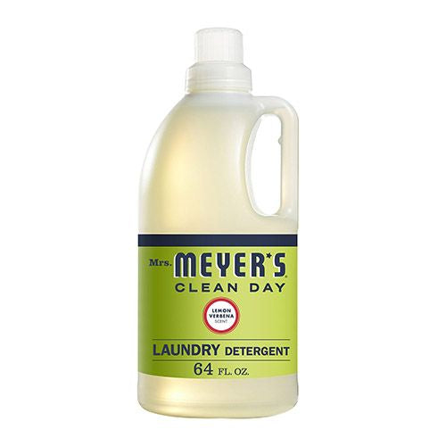 Mrs. Meyer’s Clean Day Laundry Detergent  Lemon Verbena  64 Fluid Ounces