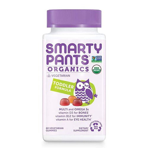 SmartyPants Organic Toddler Formula Multivitamin Gummies 60ct