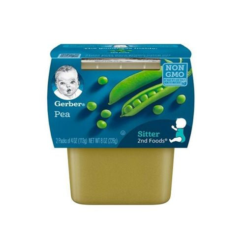 Gerber 2nd Foods Peas - 8 Oz