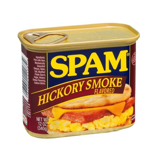 HICKORY SMOKE FLAVORED CANNED COOKED MEAT, HICKORY SMOKE