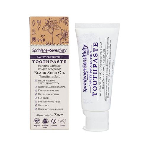 SprinJene Natural® Adult Sensitivity Fluoride Free Toothpaste