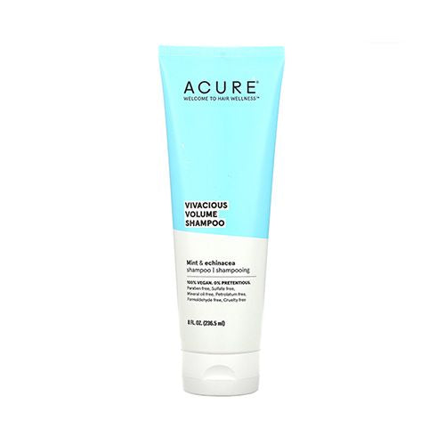 Acure Vivacious Volume Shampoo Echinacea 100% Vegan, White/Blue, Mint, 8 Fl Oz (B082YGK39W)