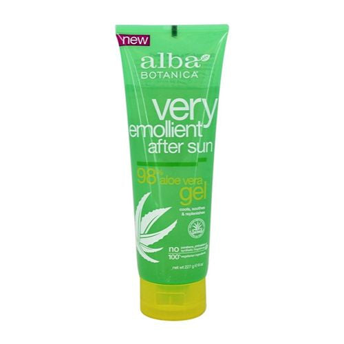 Alba Botanica Cooling 80% Aloe Vera After Sun Gel  8 fl oz