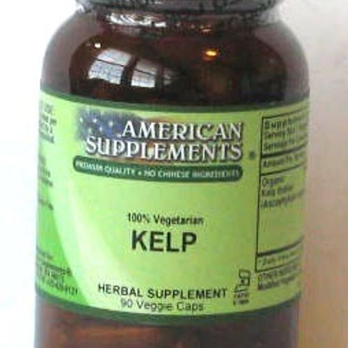Kelp No Chinese Ingredients American Supplements 90 VCaps
