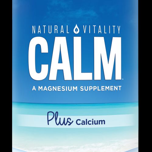 Natural Vitality CALM  Magnesium Powder Supplement Plus Calcium  For Stress Relief  Unflavored  16 oz