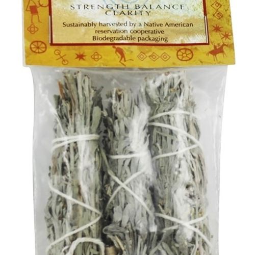 Triloka - Global Shaman Smudge Mini Sage  Cedar  Lavender - 3 Pack