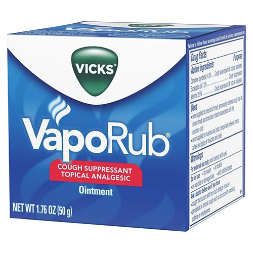 Vicks VapoRub  Topical Chest Rub & Analgesic Ointment  Over-the-Counter Medicine  1.76 Oz