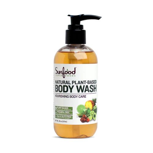 Natural Plant-based Body Wash, 8 Fl Oz (237 Ml) - Sunfood