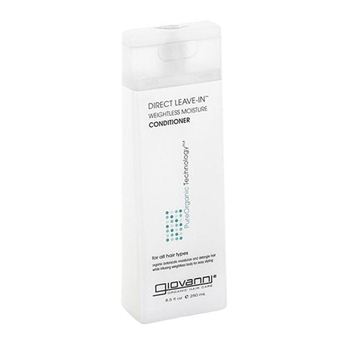 Giovanni Direct Leave-In Weightless Moisture Conditioner  Treatment for All Hair Types  No Parabens  Sulfate Free  8.5 oz