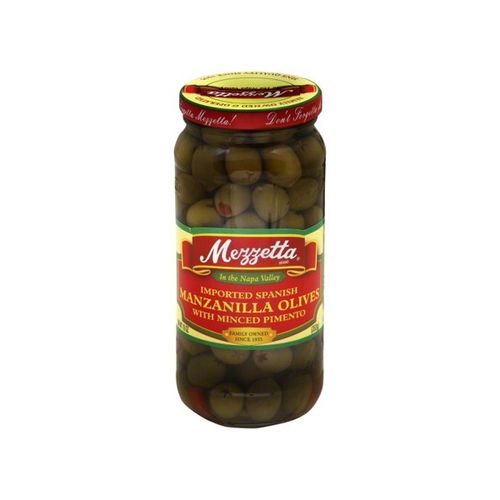 Mezzetta, Olive Stfd Pmnto Manzani - 10oz