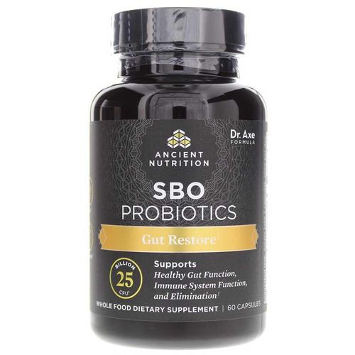 Ancient Nutrition Sbo Probiotics Gut Restore 25 Billion Cfu 60 Caps