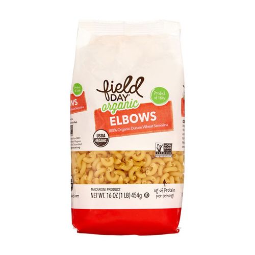 Field Day Pasta Traditional Organic Elbows, 16 Oz