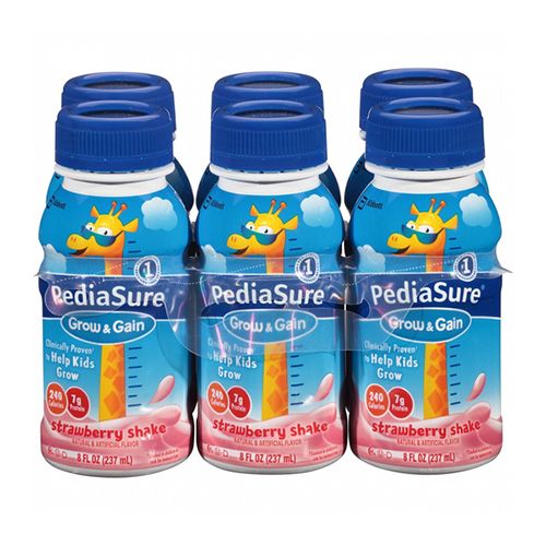 PediaSure Grow & Gain Kids  Strawberry  8-fl-oz (6 count)