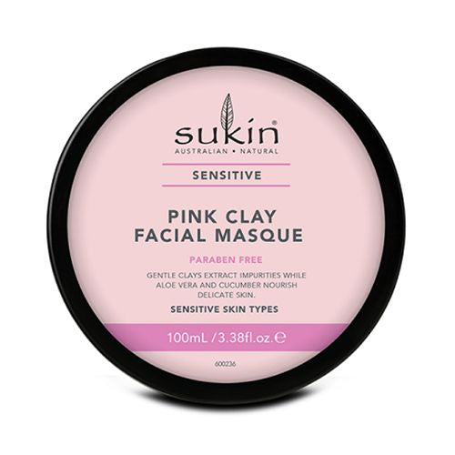 Sukin Pink Clay Facial Masque Sensit