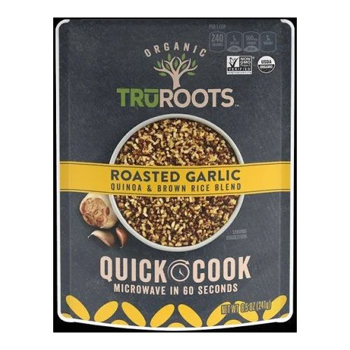 ORGANIC ROASTED GARLIC QUINOA & BROWN RICE BLEND, ROASTED GARLIC