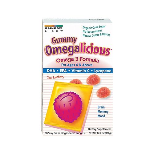 Rainbow Light Omegalicious Omega 3 Gummies, 30 Ct