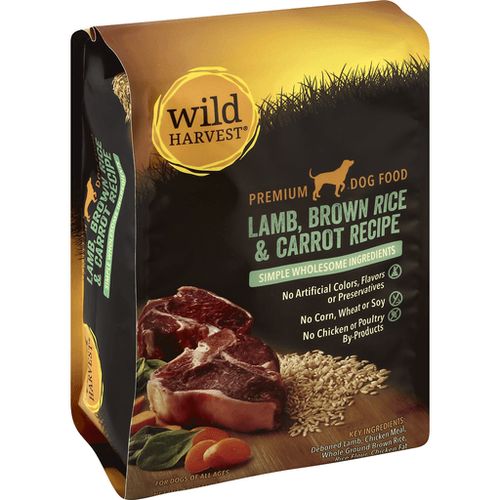 Wild Harvest 49275 14 lbs Premium  Lamb  Brown Rice & Carrot Recipe Dog Food