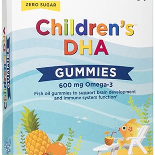 Nordic Naturals Children s DHA Gummies  600 Mg  EPA & DHA   Non-GMO  30 Ct