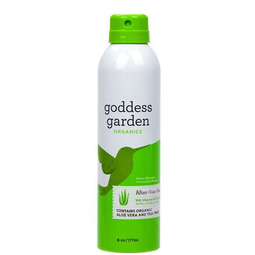 Goddess Garden After-Sun Gel with Aloe Vera  Continuous Spray  6 Ounce