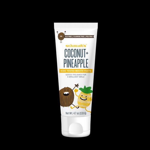 Schmidt s Naturally Flavored Kids Toothpaste Coconut + Pineapple 4.7 OZ