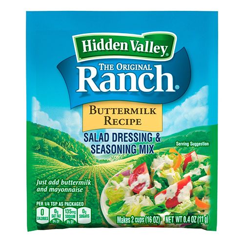 Hidden Valley Buttermilk Ranch Salad Dressing & Seasoning Mix, Gluten Free - 1 Packet