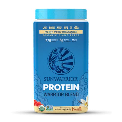 Protein Powder with BCAA - Sunwarrior Plant Based Protein Powder with Organic Hemp Seed - Dairy Free Protein for Men and Women - 30 Serving 750g
